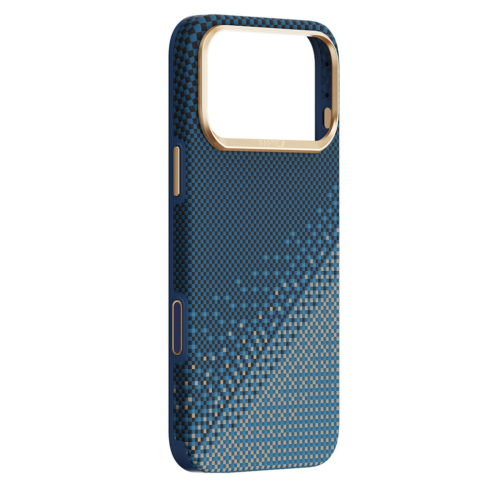 Apple iPhone 17 Pro Kılıf M-safe Şarj Özellikli Raptic Aramid Dual Ultra Serenity Serisi Karbon Kapak