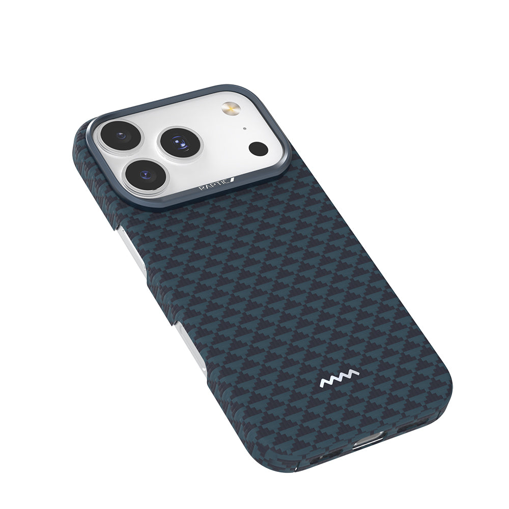 Apple iPhone 17 Pro Kılıf M-safe Şarj Özellikli Raptic Aramid Skin Origin Serisi Kapak Kırmızı