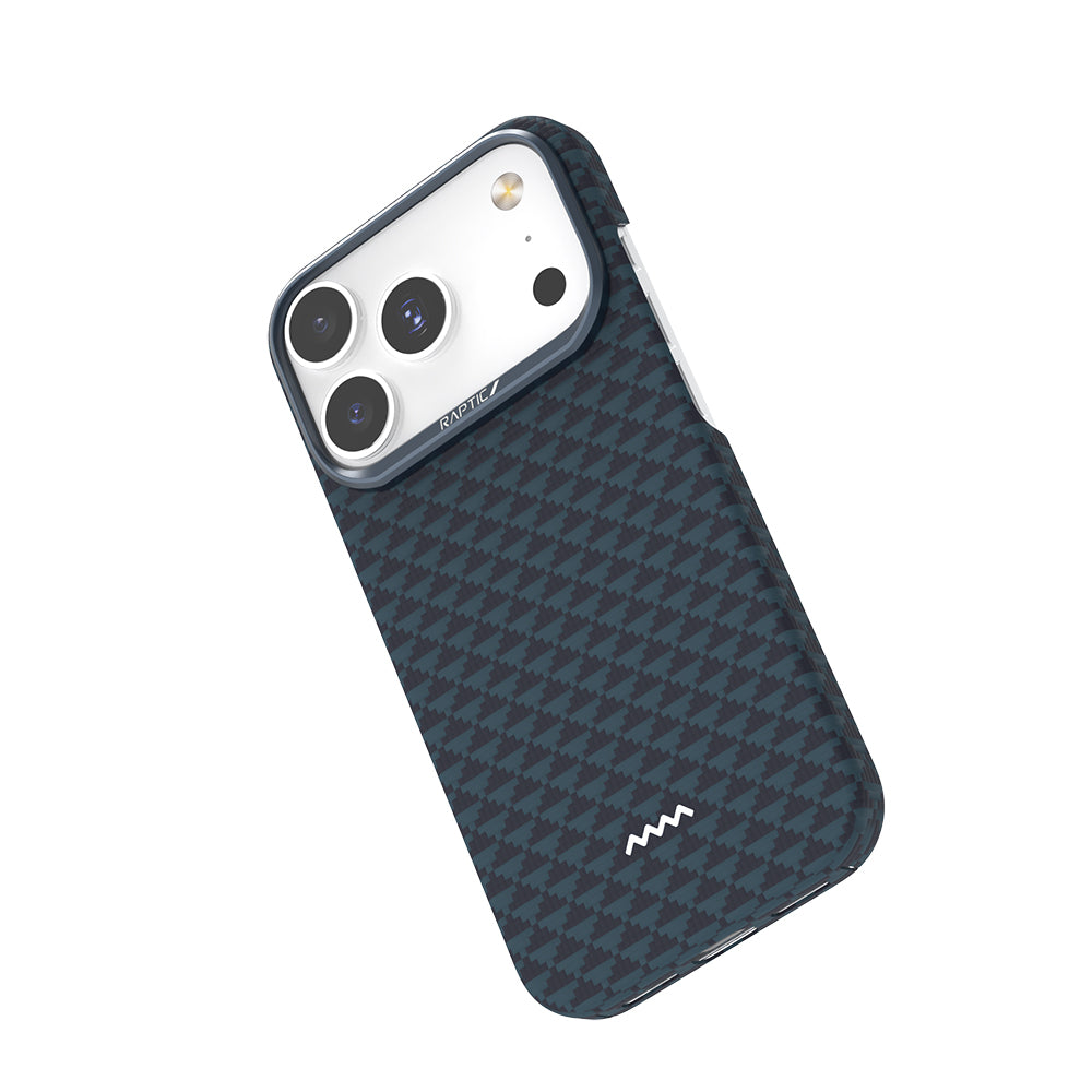 Apple iPhone 17 Pro Kılıf M-safe Şarj Özellikli Raptic Aramid Skin Origin Serisi Kapak Kırmızı