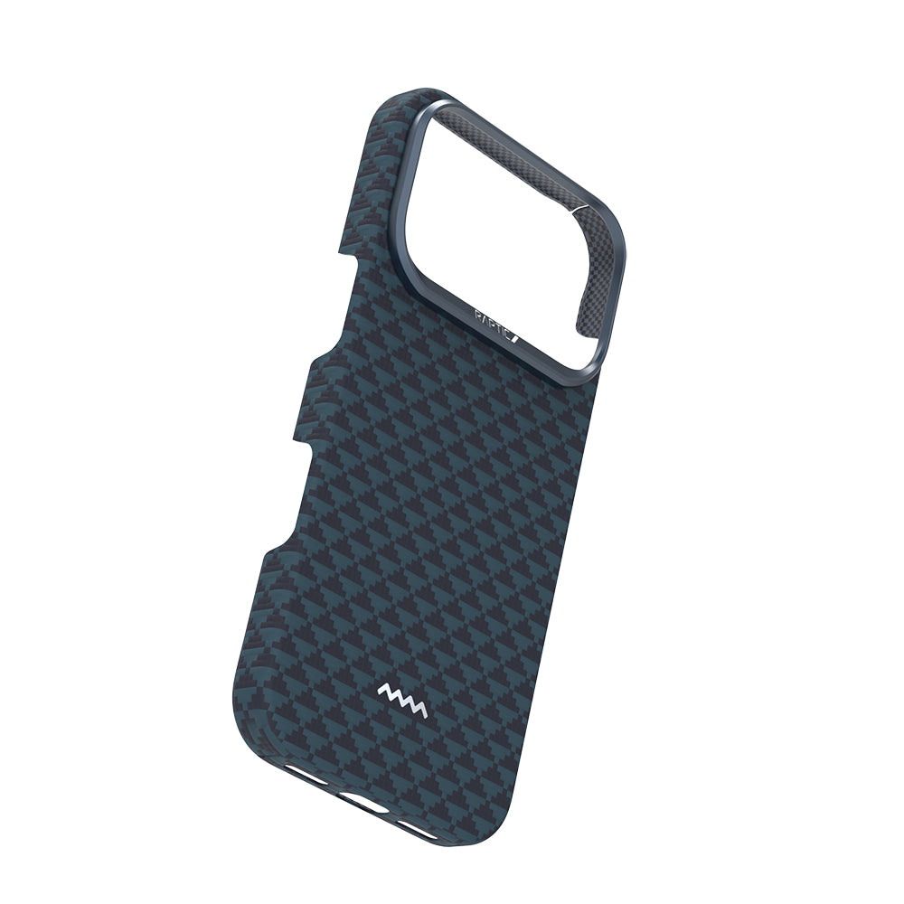 Apple iPhone 17 Pro Kılıf M-safe Şarj Özellikli Raptic Aramid Skin Origin Serisi Kapak Kahverengi