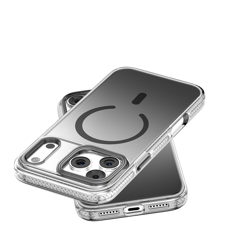 Apple iPhone 17 Pro Kılıf M-safe Şarj Özellikli Sararmaya Karşı Dayanıklı Mutural Icesense Serisi Kapak Turuncu