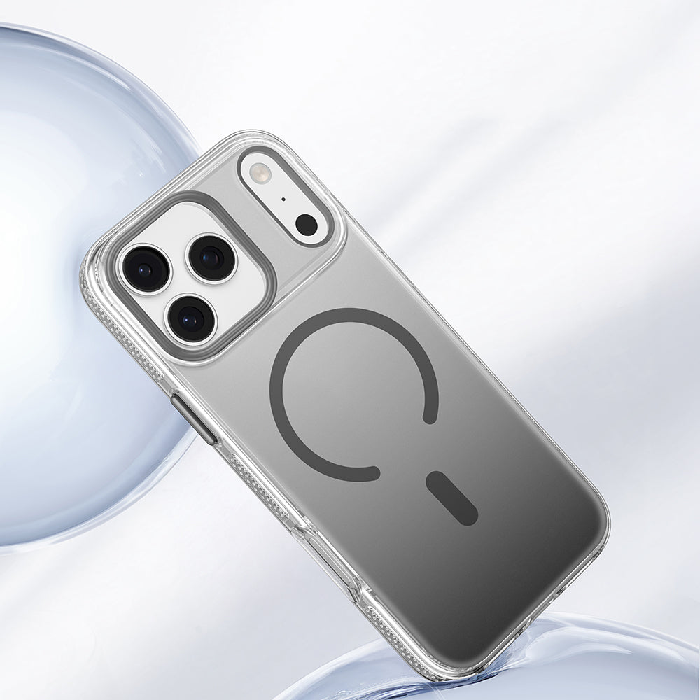 Apple iPhone 17 Pro Kılıf M-safe Şarj Özellikli Sararmaya Karşı Dayanıklı Mutural Icesense Serisi Kapak Turuncu