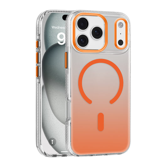 Apple iPhone 17 Pro Kılıf M-safe Şarj Özellikli Sararmaya Karşı Dayanıklı Mutural Icesense Serisi Kapak Mavi