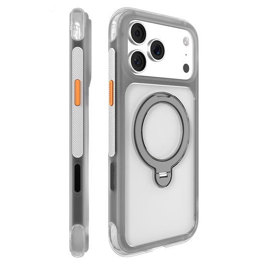 Apple iPhone 17 Pro Kılıf M-safe Şarj Özellikli Standlı Airbag Tasarımlı Mutural Air Shield Serisi Kapak