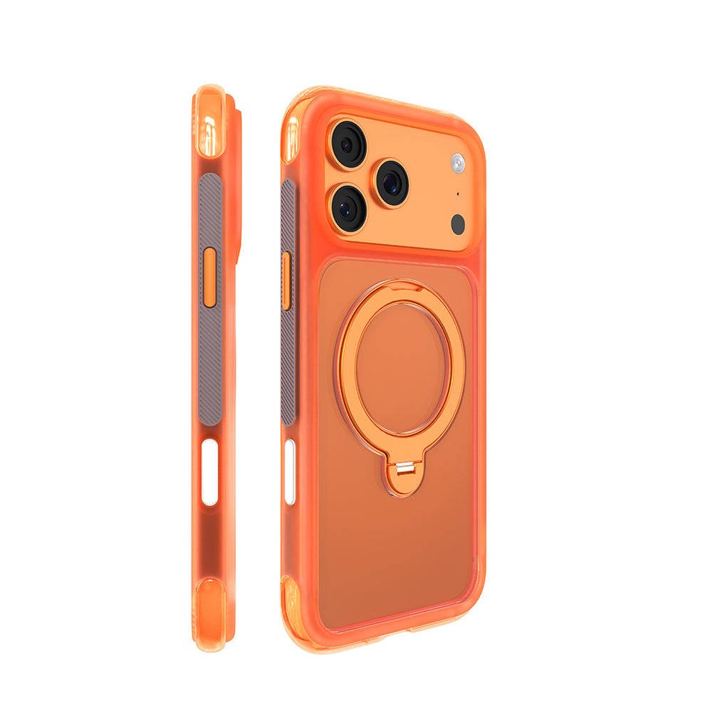 Apple iPhone 17 Pro Kılıf M-safe Şarj Özellikli Standlı Airbag Tasarımlı Mutural Air Shield Serisi Kapak