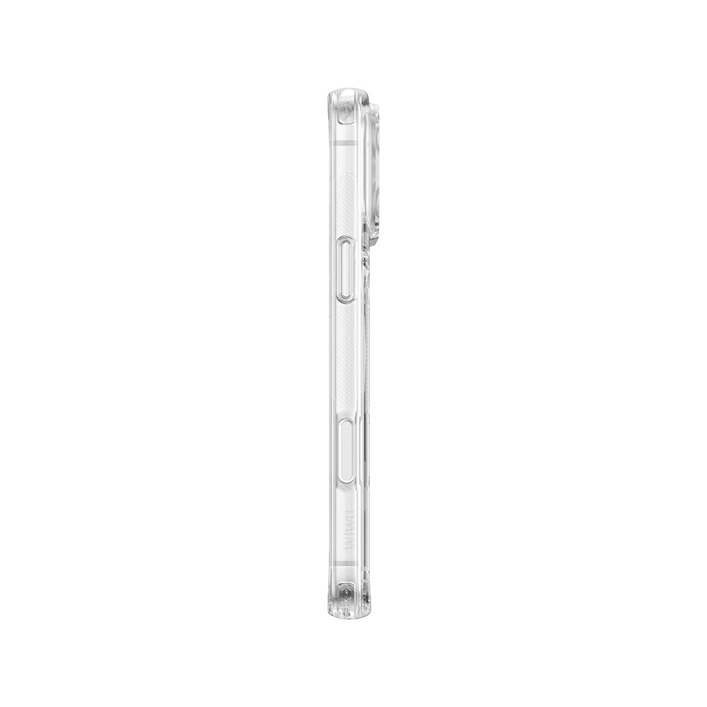 Apple iPhone 17 Pro Kılıf M-safe Şarj Özellikli Wiwu CS-202 Crystal Shield Pro Serisi Anti Yellowing Sert PC Kapak
