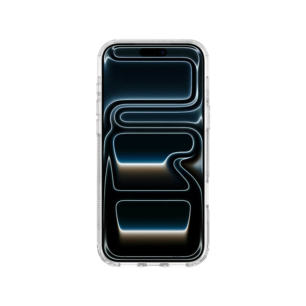 Apple iPhone 17 Pro Kılıf M-safe Şarj Özellikli Wiwu CS-202 Crystal Shield Pro Serisi Anti Yellowing Sert PC Kapak