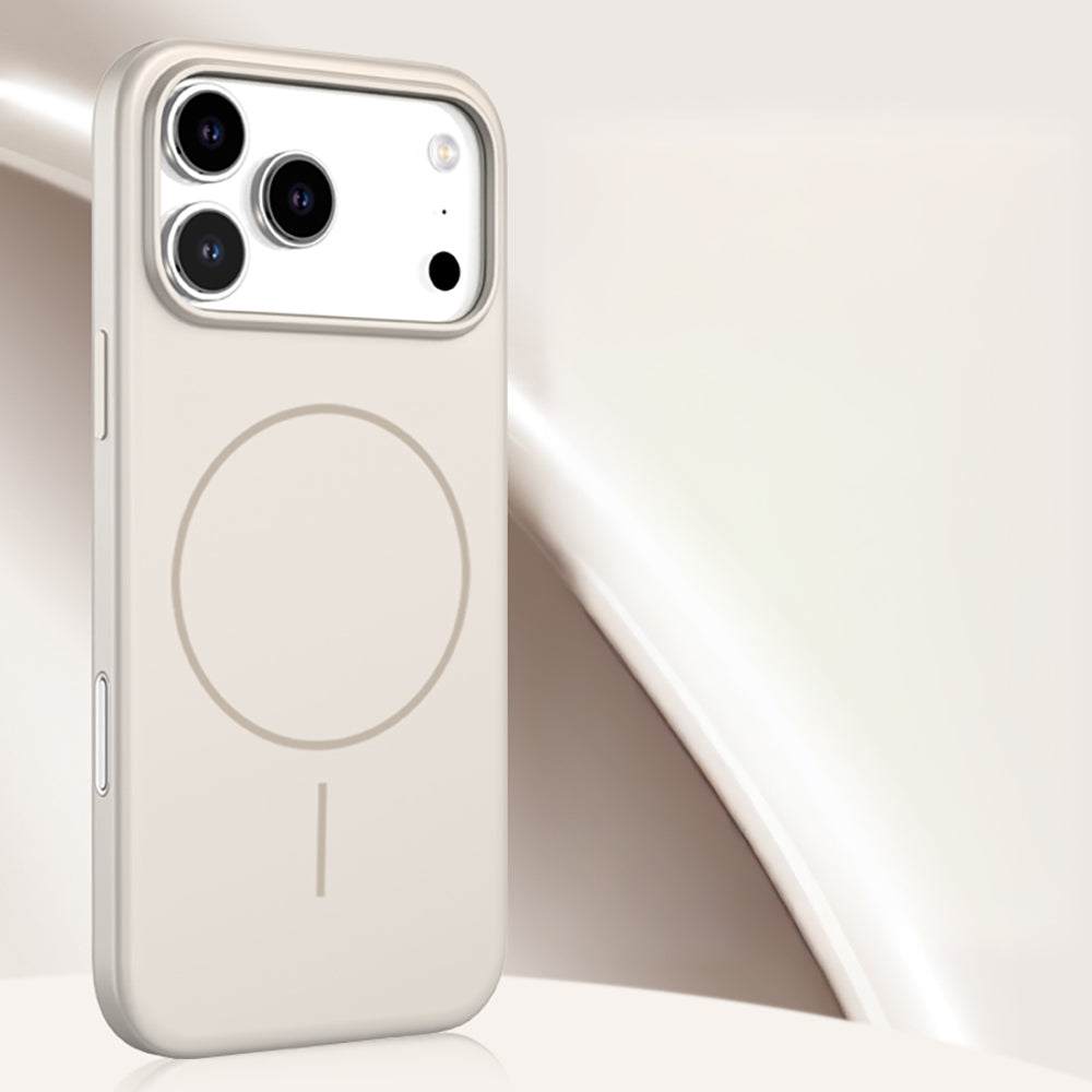 Apple iPhone 17 Pro Kılıf M-safe Şarj Özellikli Wlons Liza Kapak Yeşil