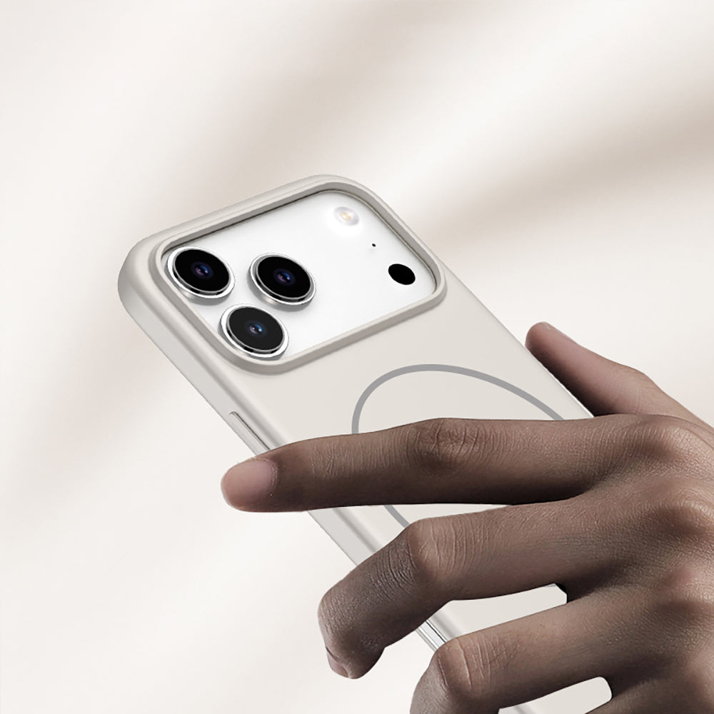 Apple iPhone 17 Pro Kılıf M-safe Şarj Özellikli Wlons Liza Kapak Yeşil