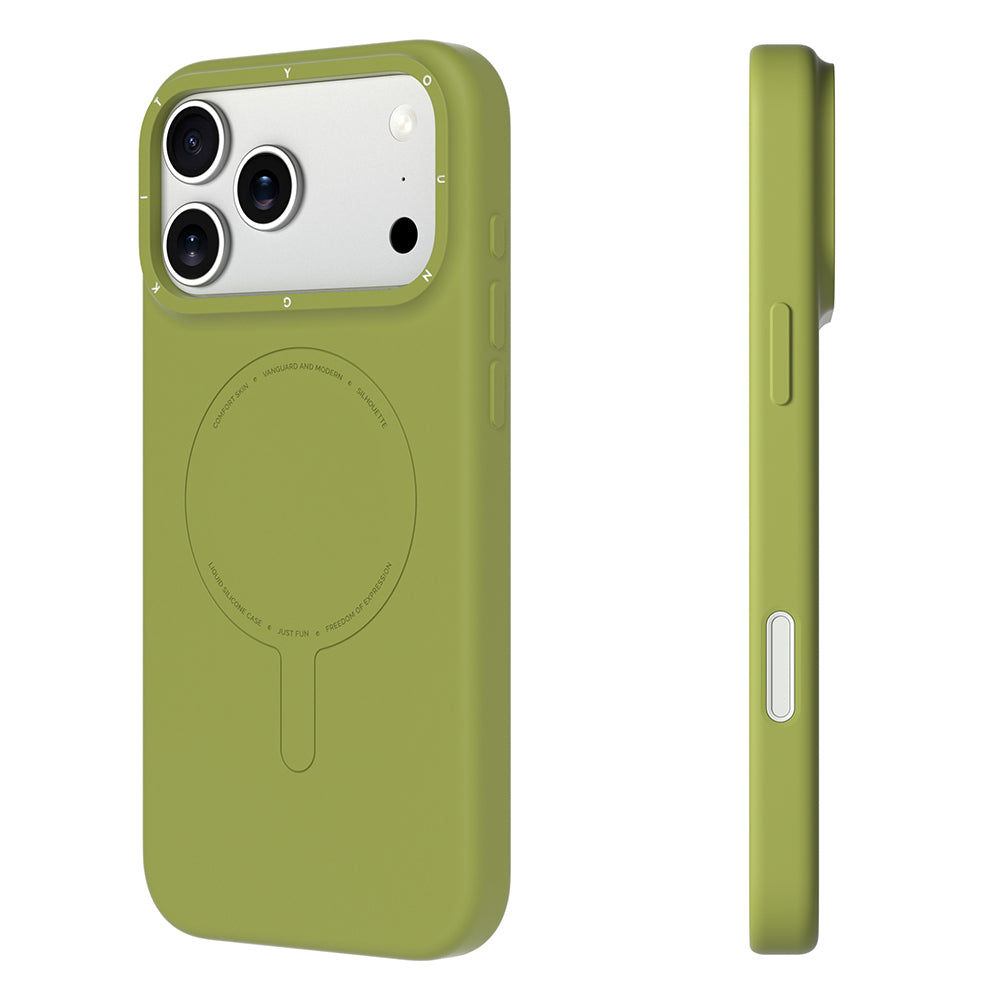 Apple iPhone 17 Pro Kılıf M-Safe Şarj Özellikli Youngkit Morandi Serisi Kapak
