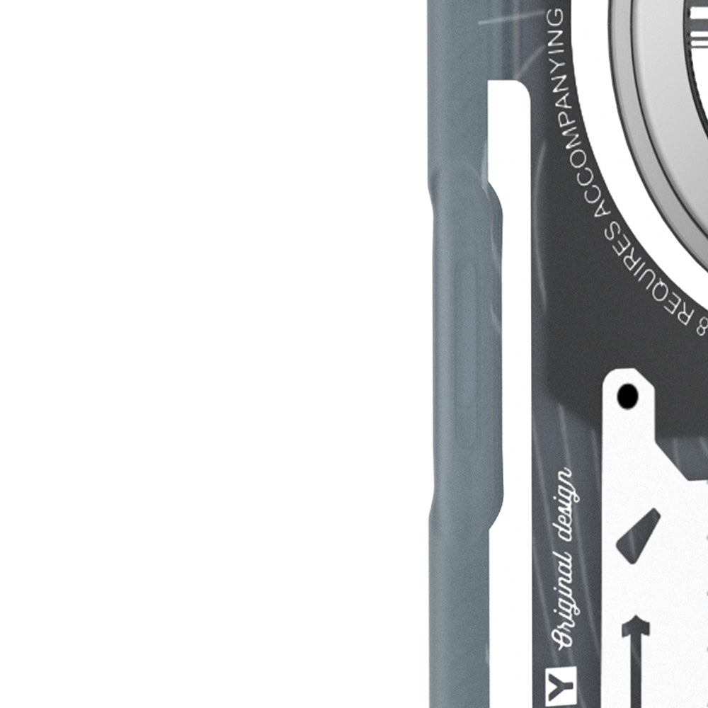 Apple iPhone 17 Pro Kılıf M-safe Şarj Özellikli Youngkit Starship Serisi Kapak Beyaz