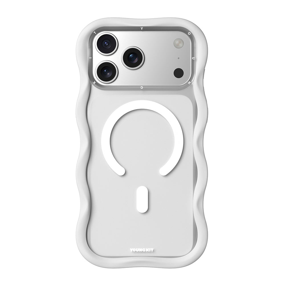 Apple iPhone 17 Pro Kılıf M-safe Şarj Özellikli Youngkit Wave Matte Serisi Kapak