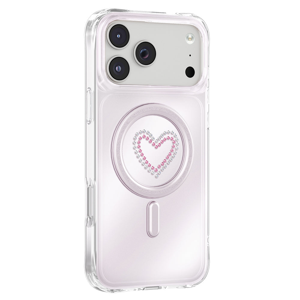 Apple iPhone 17 Pro Kılıf M-Safe Şarj Özellikli Zore Paris Mova Sert PC Kapak