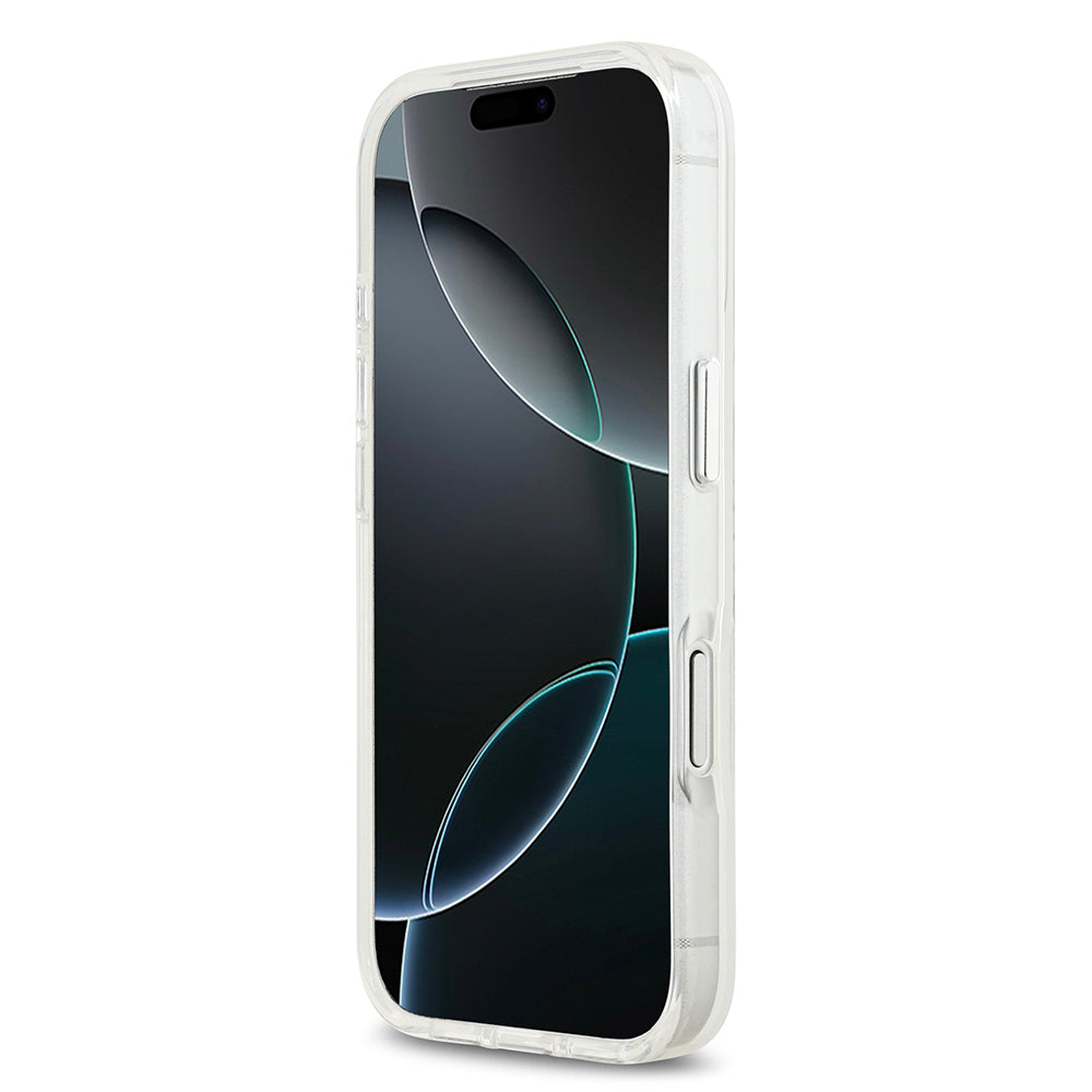 Apple iPhone 17 Pro Kılıf Mercedes Benz Orjinal Lisanslı M-safe Şarj Özellikli Buzlu PC Nostaljik Yıldız Dizayn Kapak Siyah