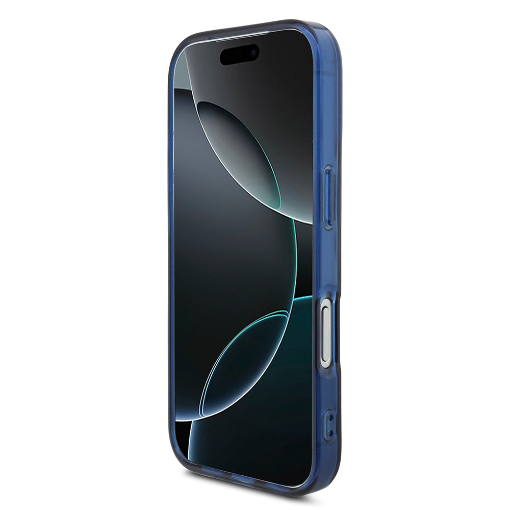 Apple iPhone 17 Pro Kılıf TUMI Orjinal Lisanslı M-safe Şarj Özellikli Transparan Kapak Mavi