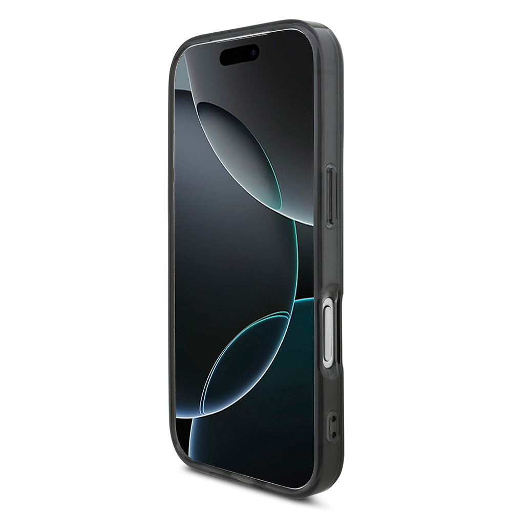 Apple iPhone 17 Pro Kılıf TUMI Orjinal Lisanslı M-safe Şarj Özellikli Transparan Kapak Siyah