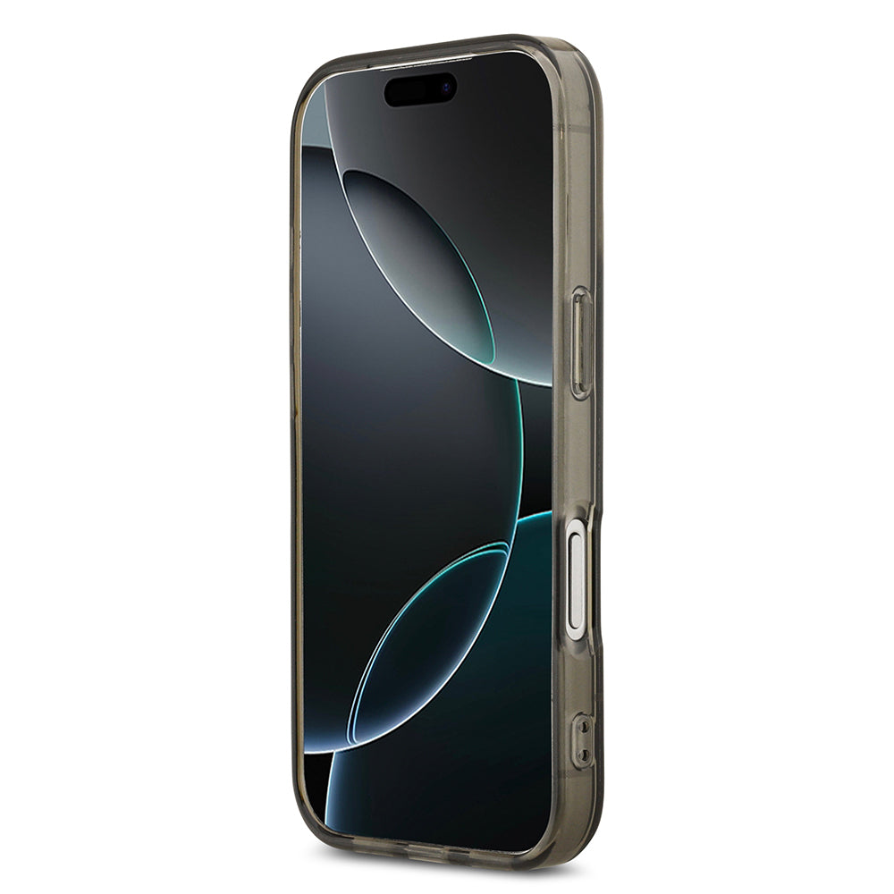 Apple iPhone 17 Pro Kılıf U.S. Polo Assn. Orjinal Lisanslı M-safe Şarj Özellikli IML Double Horse Stripe Logolu Kapak Siyah