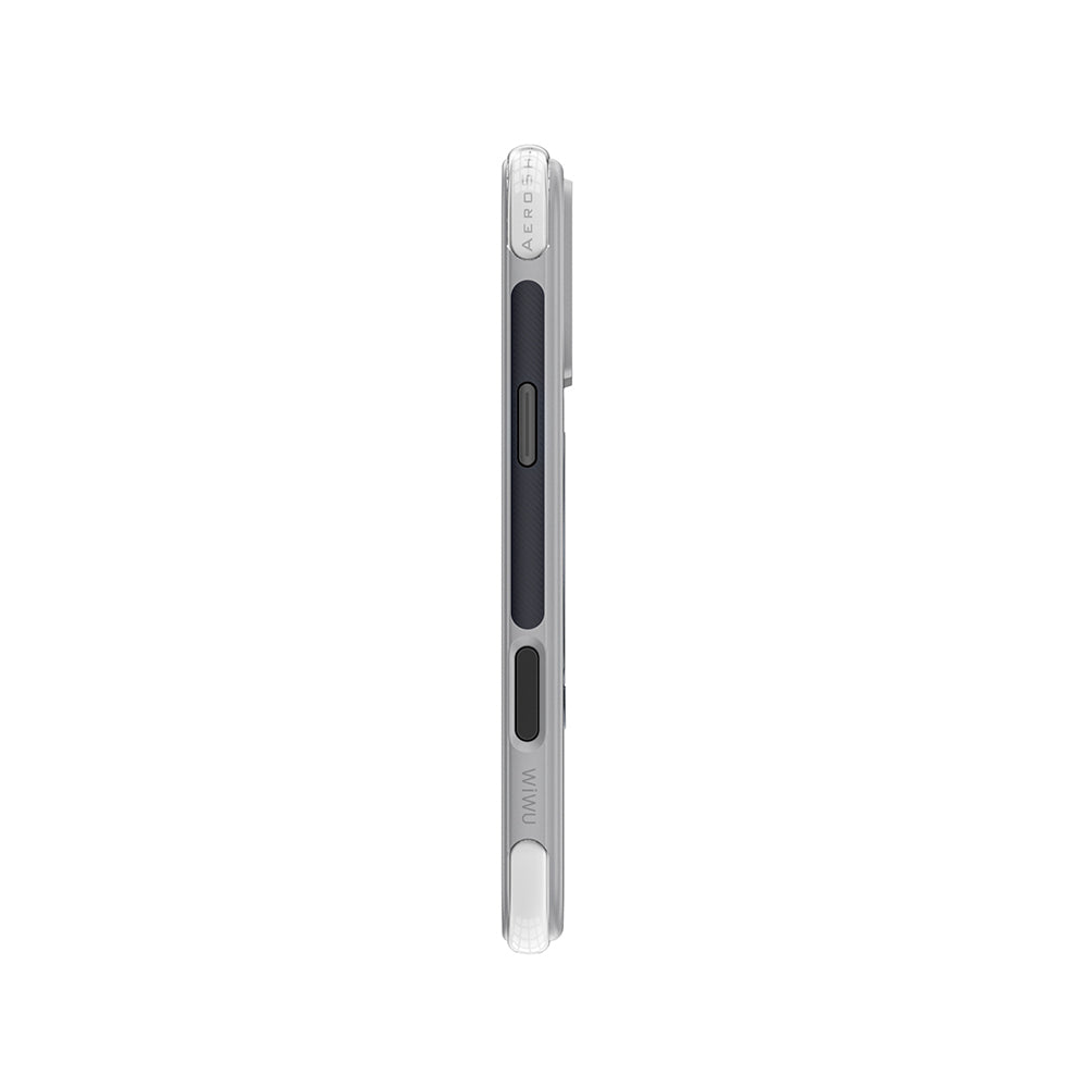 Apple iPhone 17 Pro Kılıf Wiwu AS-203 AeroShield Ultra Serisi M-safe Şarj Özellikli Airbag Tasarımlı Standlı Kapak