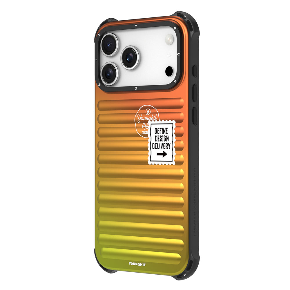 Apple iPhone 17 Pro Kılıf YoungKit The Secret Color Serisi Kapak Yeşil