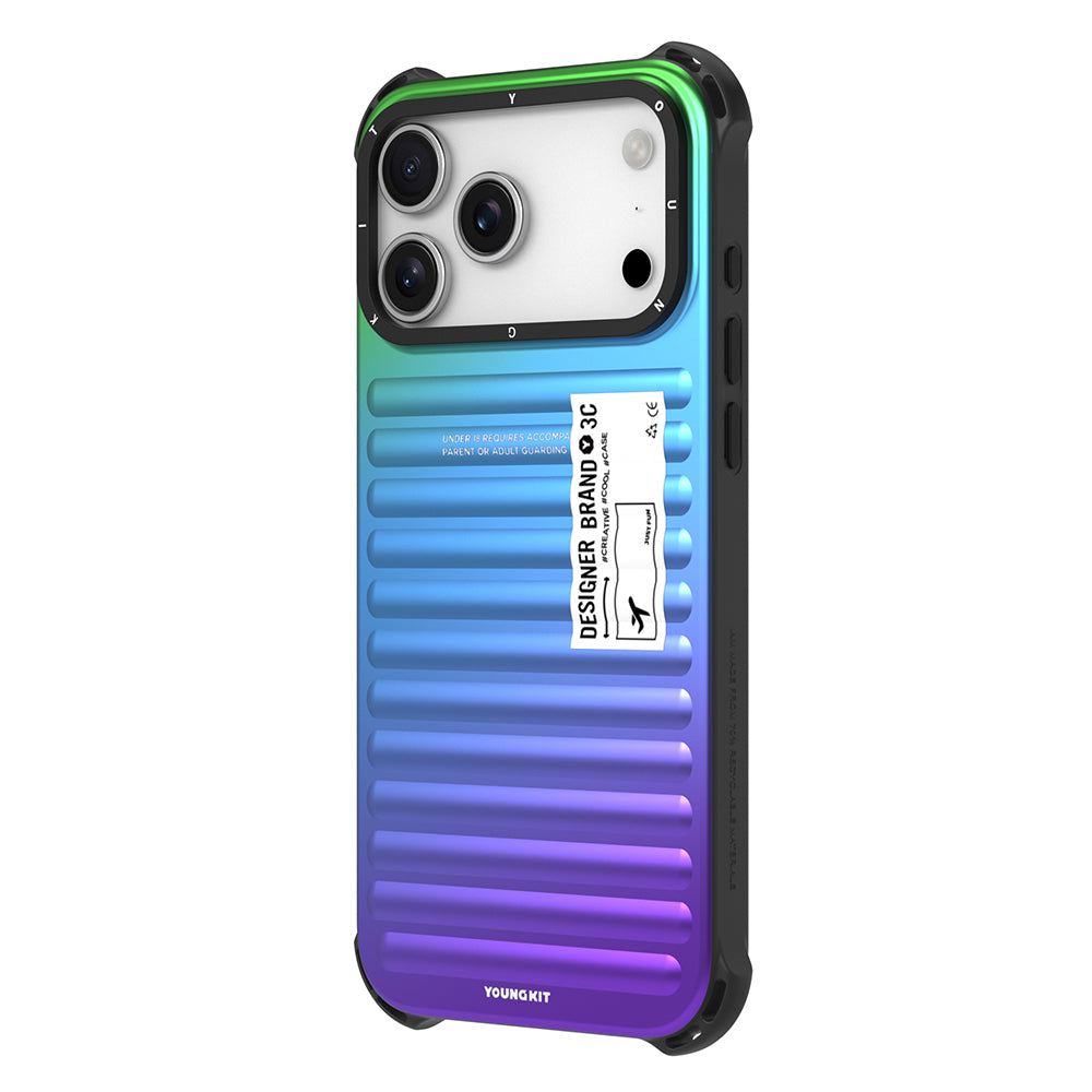 Apple iPhone 17 Pro Kılıf YoungKit The Secret Color Serisi Kapak Mor