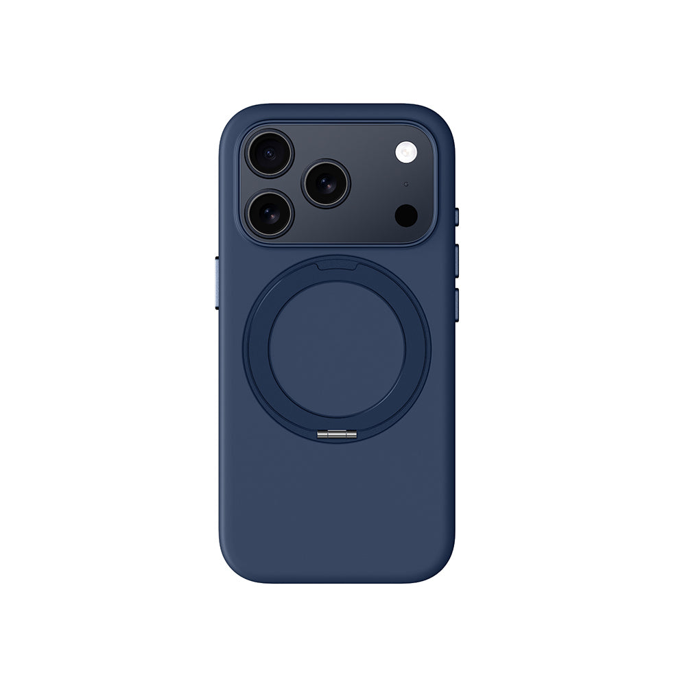 Apple iPhone 17 Pro Max Amazingthing Cloudie MagSpin 360 Derece Standlı M-Safe Kılıf Mavi