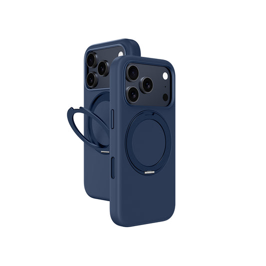 Apple iPhone 17 Pro Max Amazingthing Cloudie MagSpin 360 Derece Standlı M-Safe Kılıf Mavi