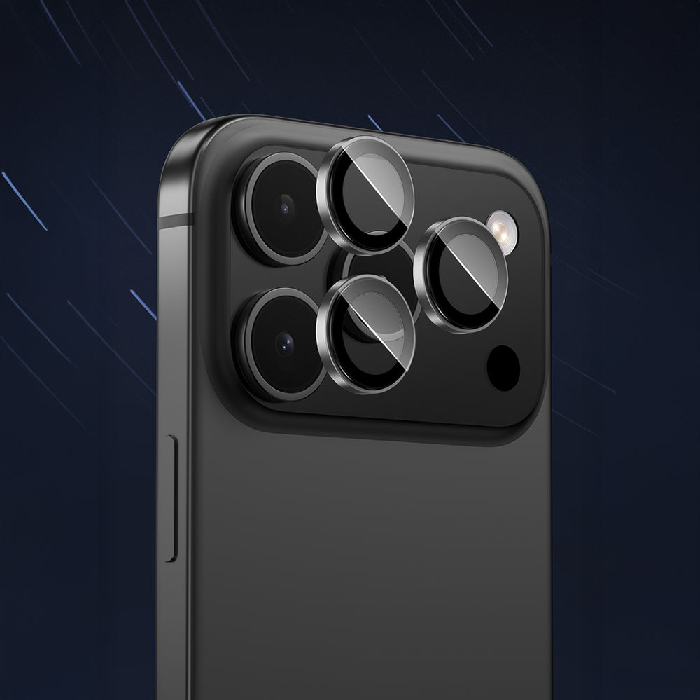 Apple iPhone 17 Pro Max Benks DR Safir Kamera Lens Koruyucu Gümüş