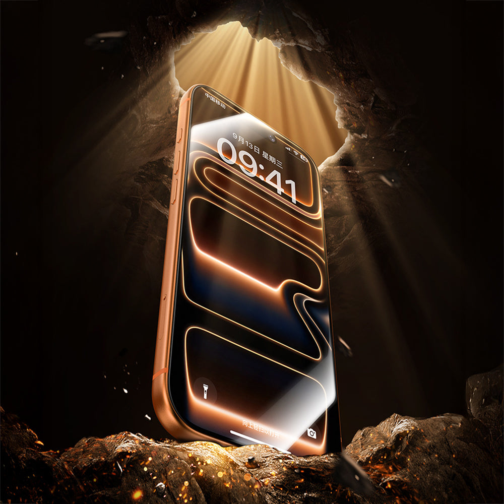 Apple iPhone 17 Pro Max Benks Glass Warrior 2.0 EZFita Safir Cam Ekran Koruyucu + Kolay Uygulama Aparatı Şeffaf