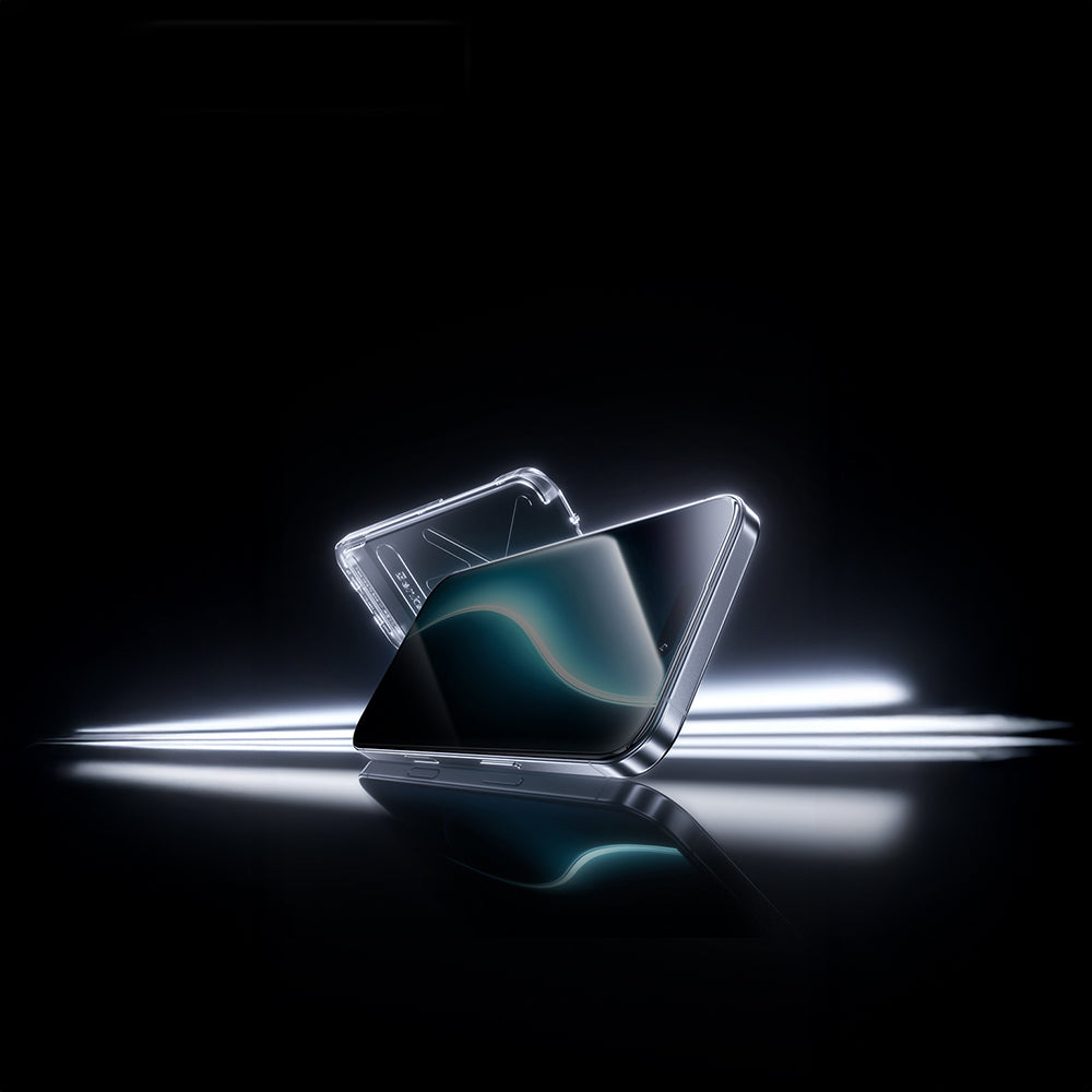 Apple iPhone 17 Pro Max Benks Glass Warrior Privacy HD Cam Ekran Koruyucu + Kolay Uygulama Aparatlı Siyah