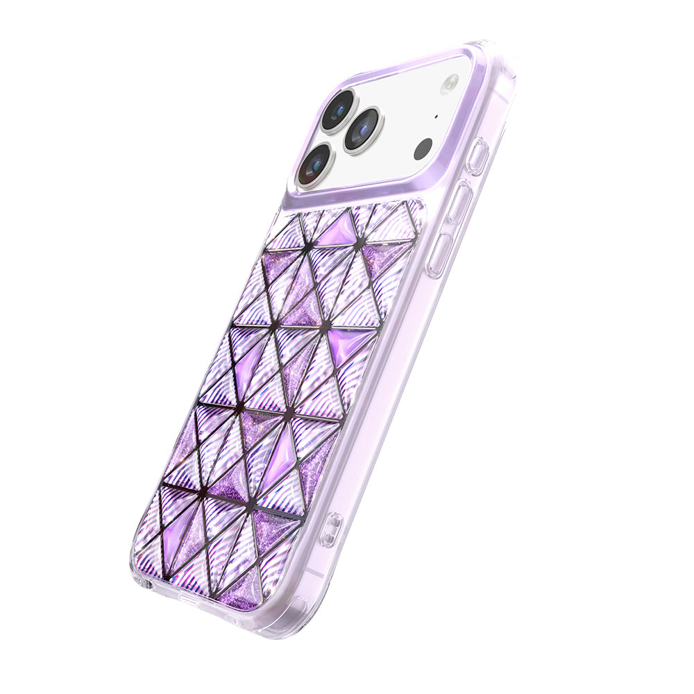 Apple iPhone 17 Pro Max Kılıf 3D Buz Blok Desenli Zore Paris Kairo TPU Kapak