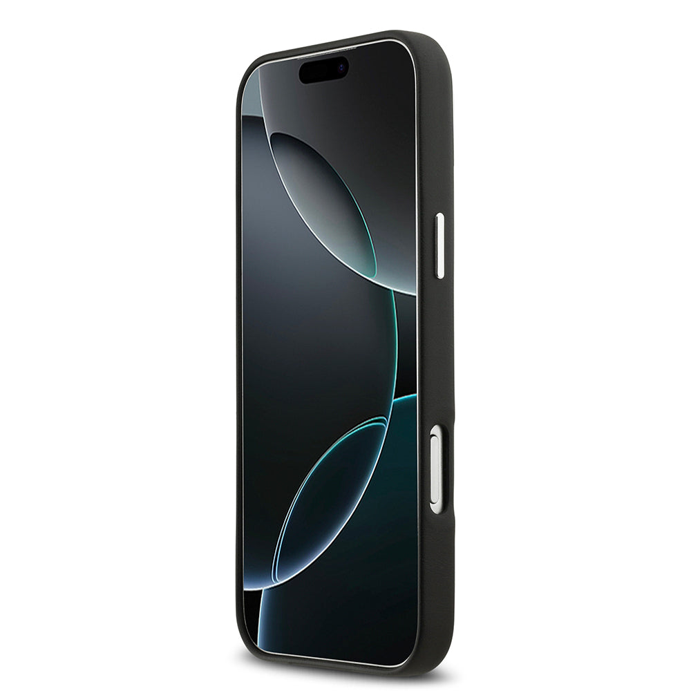 Apple iPhone 17 Pro Max Kılıf BMW Orjinal Lisanslı M-safe Şarj Özellikli Metal Logolu Tam Kaplama Deri Kapak Kırmızı