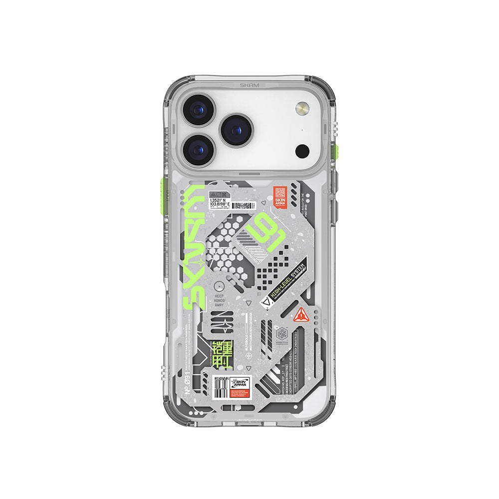 Apple iPhone 17 Pro Max Kılıf Desenli Airbag Tasarımlı Skinarma Spectra Kapak