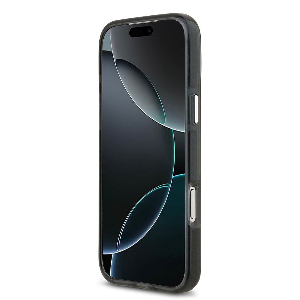 Apple iPhone 17 Pro Max Kılıf Lacoste Orjinal Lisanslı M-safe Şarj Özellikli İkonik Timsah Logolu Buzlu Kapak Beyaz