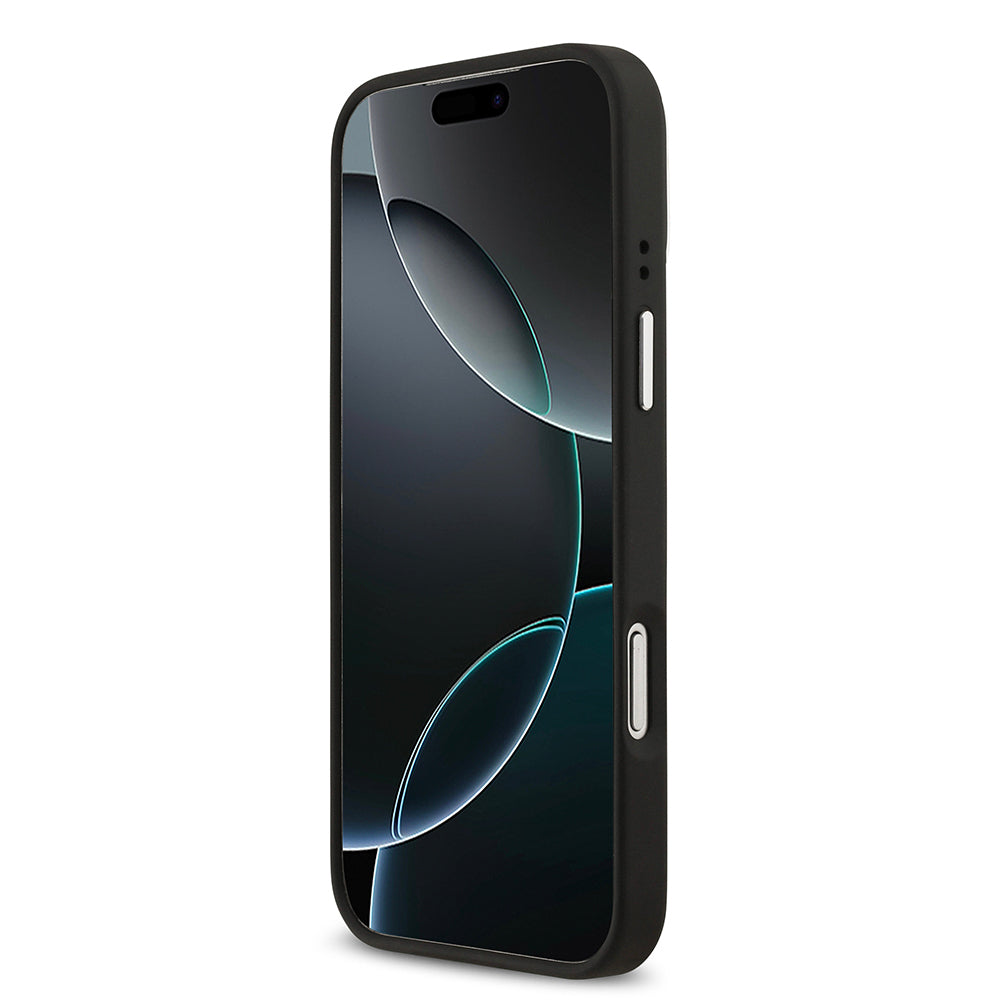 Apple iPhone 17 Pro Max Kılıf Lacoste Orjinal Lisanslı M-safe Şarj Özellikli PU Pike Desenli Standlı Metal Logolu Kapak Koyu Yeşil