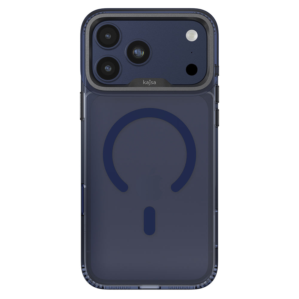 Apple iPhone 17 Pro Max Kılıf M-safe Şarj Özellikli Airbag Tasarımlı O-Ring Şeffaf Kajsa Trans Shield Serisi Kapak