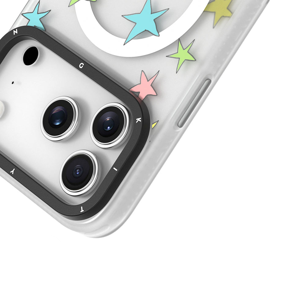 Apple iPhone 17 Pro Max Kılıf M-Safe Şarj Özellikli Airbagli Çift Katmanlı Youngkit Sweathart Serisi Kapak Kırmızı