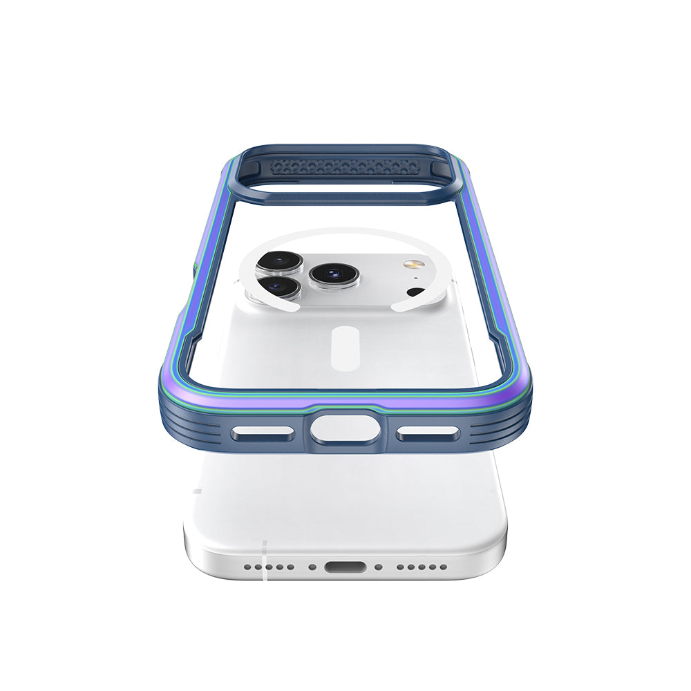 Apple iPhone 17 Pro Max Kılıf M-safe Şarj Özellikli Airbagli Raptic Shield Serisi Şeffaf Arka Yüzey Kapak Siyah