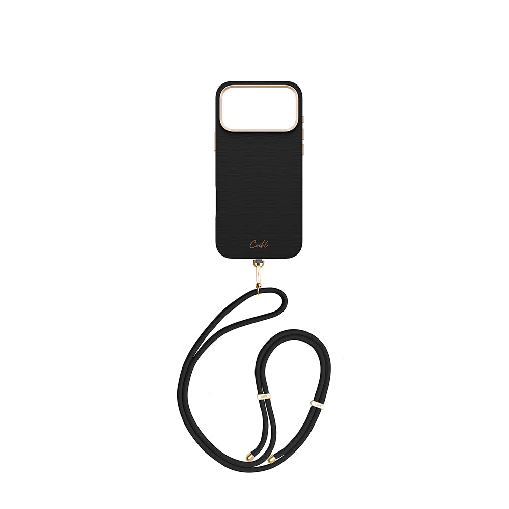 Apple iPhone 17 Pro Max Kılıf M-safe Şarj Özellikli Askı İpli Coehl Mirelle Kapak Pembe