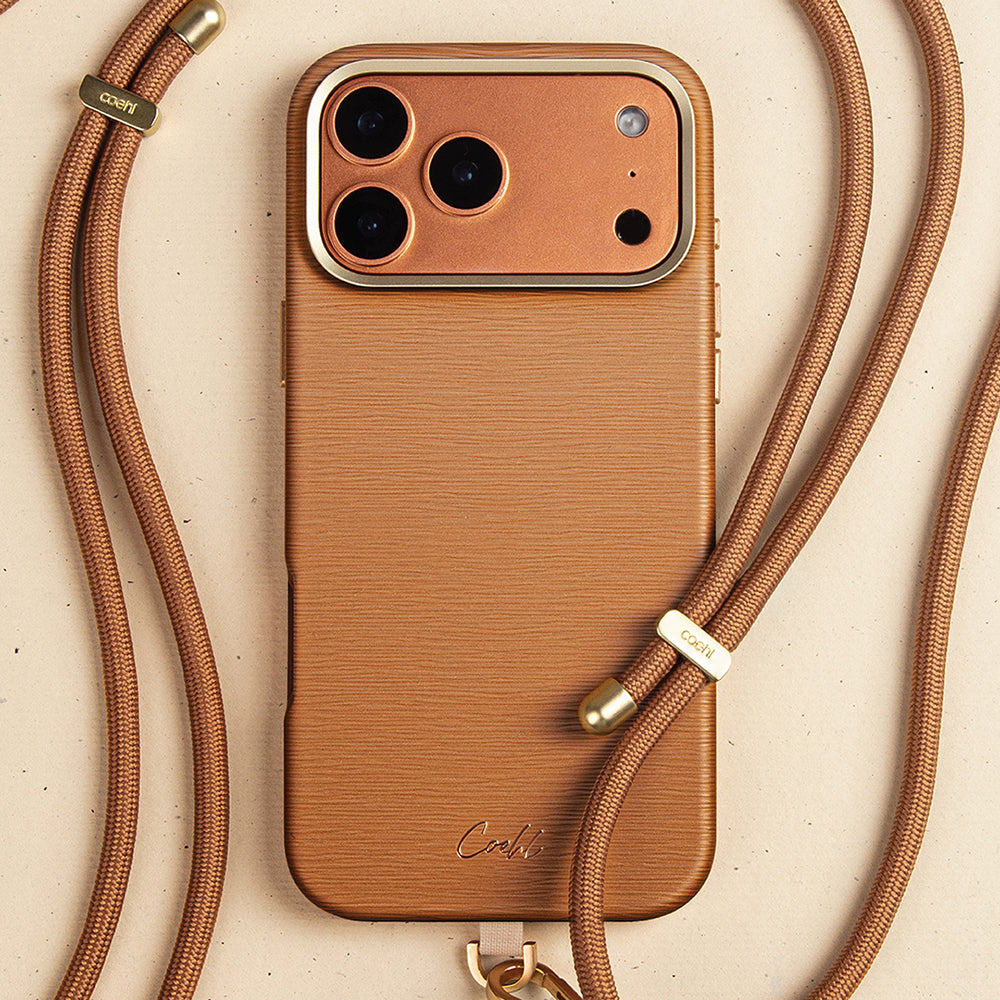 Apple iPhone 17 Pro Max Kılıf M-safe Şarj Özellikli Askı İpli Coehl Mirelle Kapak Yeşil