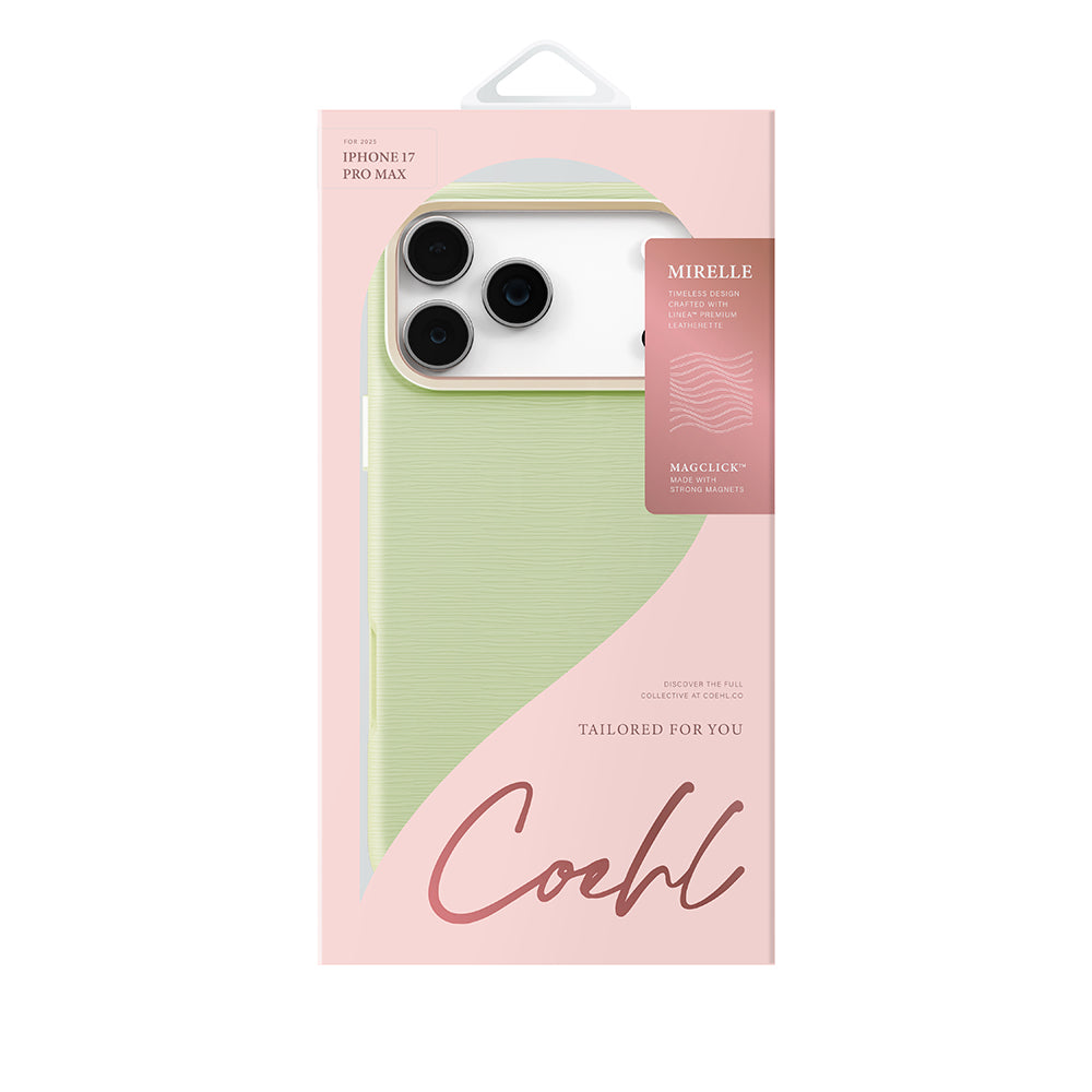 Apple iPhone 17 Pro Max Kılıf M-safe Şarj Özellikli Askı İpli Coehl Mirelle Kapak Pembe