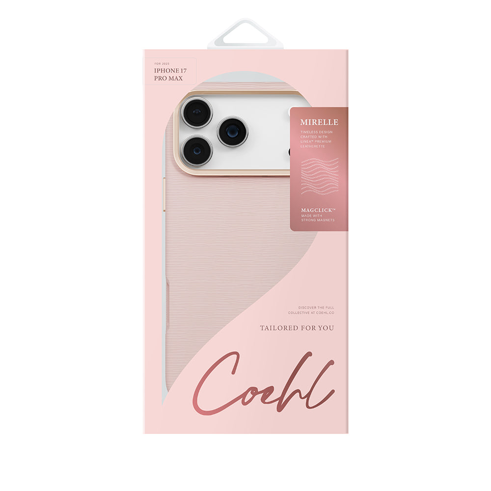 Apple iPhone 17 Pro Max Kılıf M-safe Şarj Özellikli Askı İpli Coehl Mirelle Kapak Siyah