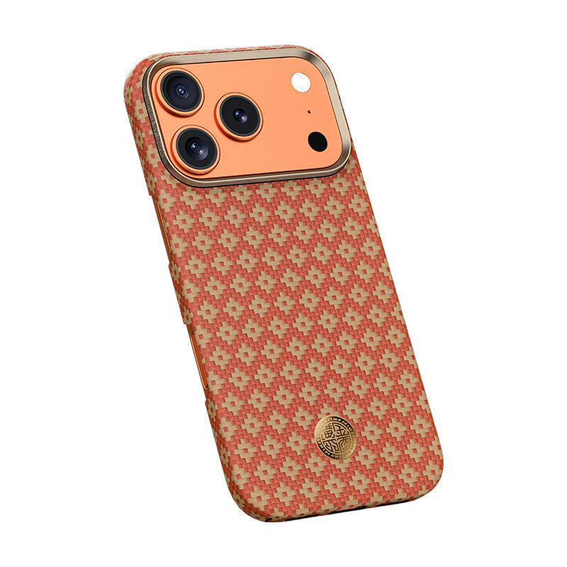 Apple iPhone 17 Pro Max Kılıf M-Safe Şarj Özellikli Benks ArmorAir ArmorGrid Serisi Kevlar Kapak