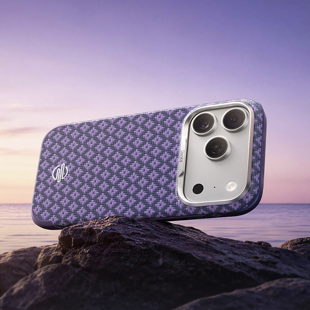 Apple iPhone 17 Pro Max Kılıf M-Safe Şarj Özellikli Benks ArmorPro ArmorEdge X9 Serisi Kevlar Karbon Kapak