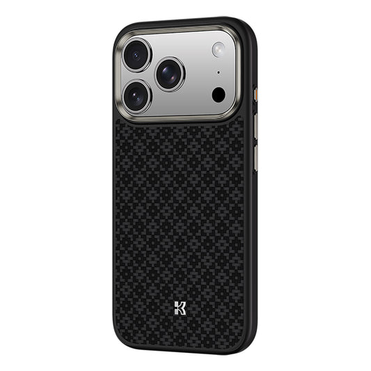Apple iPhone 17 Pro Max Kılıf M-Safe Şarj Özellikli Benks ArmorPro ArmorGrid Serisi Kevlar Kapak