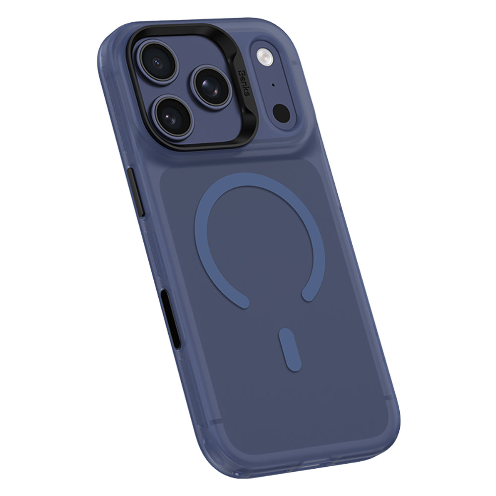 Apple iPhone 17 Pro Max Kılıf M-Safe Şarj Özellikli Benks C-Magnet Lucid Armor Kapak Turuncu