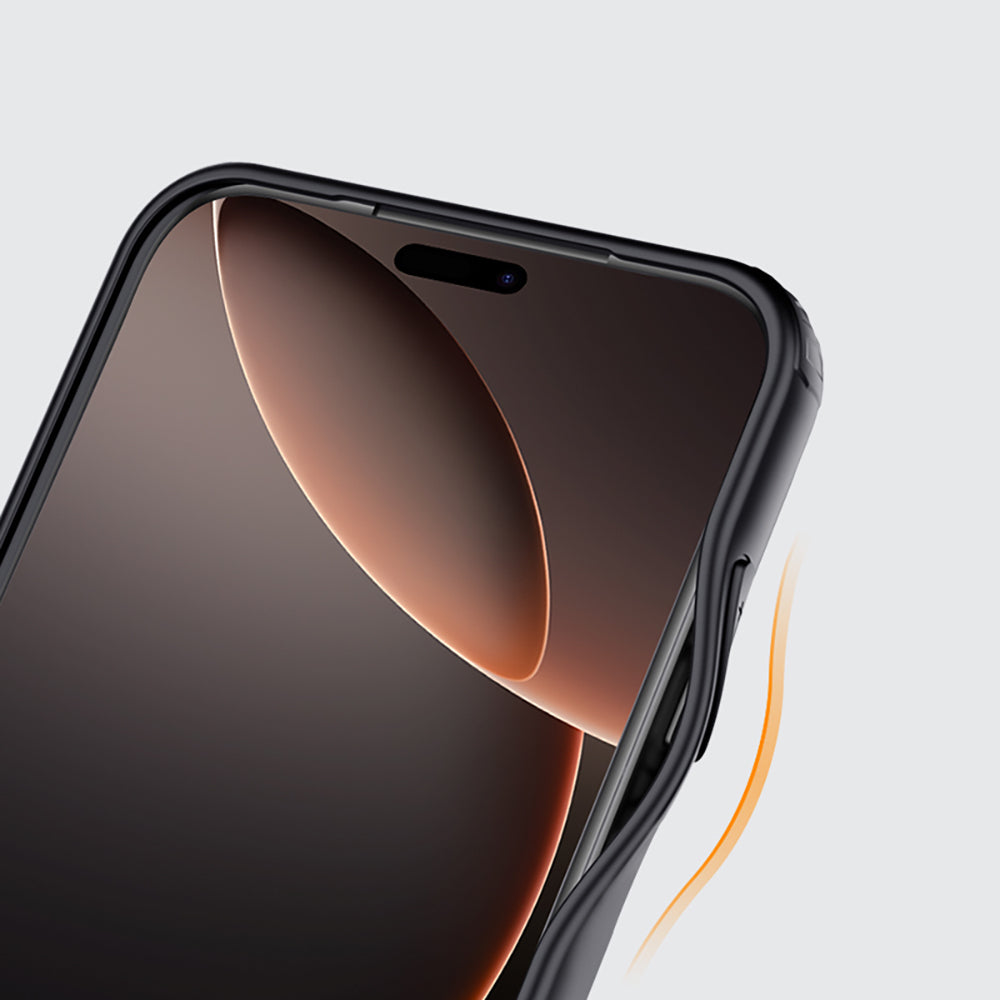 Apple iPhone 17 Pro Max Kılıf M-safe Şarj Özellikli Mat Arka Yüzey Wlons Lola Kapak Turuncu