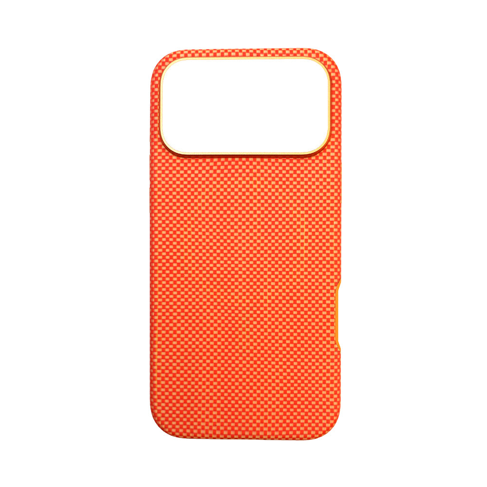 Apple iPhone 17 Pro Max Kılıf M-safe Şarj Özellikli Mohseven 1500D Aramid Fiber Kapak