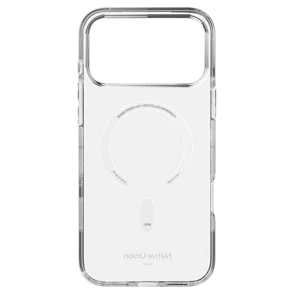 Apple iPhone 17 Pro Max Kılıf M-safe Şarj Özellikli Native Union RE Clear Serisi Kapak