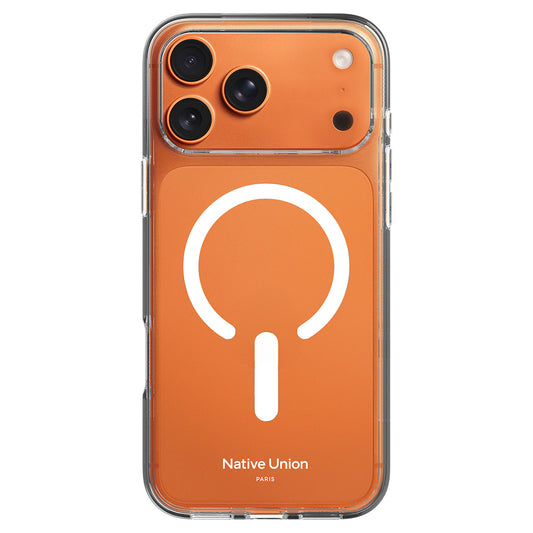 Apple iPhone 17 Pro Max Kılıf M-safe Şarj Özellikli Native Union RE Clear Serisi Kapak