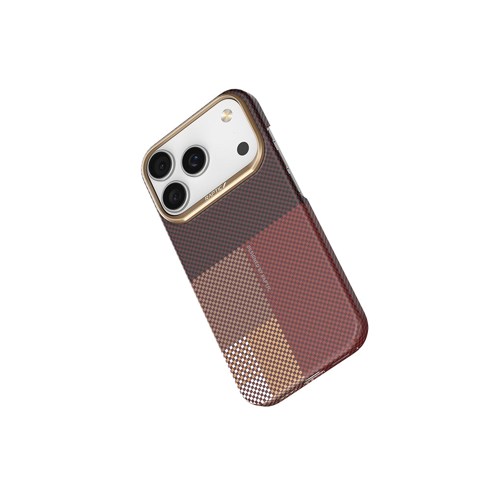 Apple iPhone 17 Pro Max Kılıf M-safe Şarj Özellikli Raptic Aramid Skin Transform Serisi Kapak Mavi